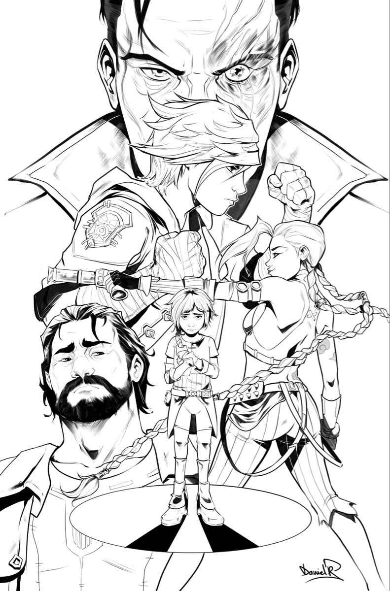 Desenho de Lol League Of Legends Desenho Colorir Imprimir 05