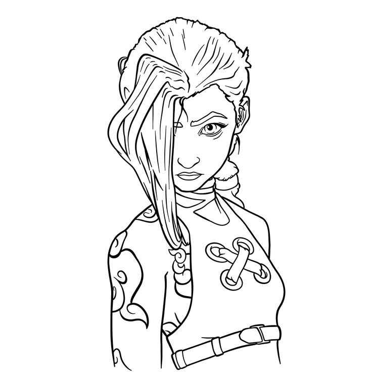 Desenho de Lol League Of Legends Desenho Colorir Imprimir 07