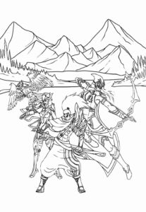 Desenho de Lol League Of Legends Desenho Colorir Imprimir 08