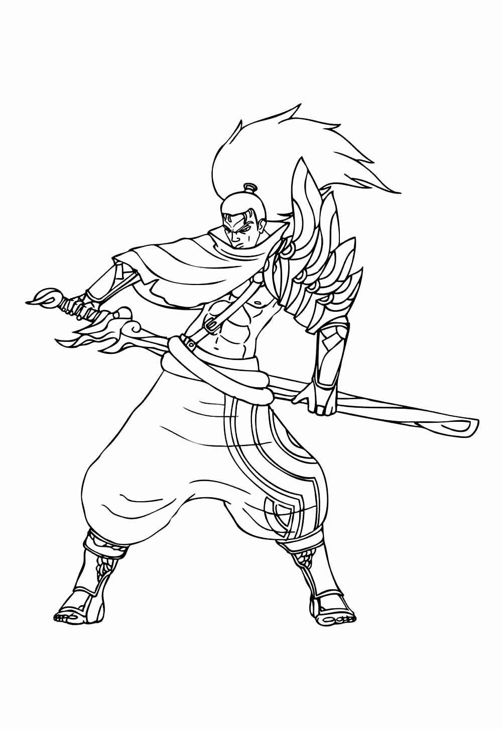 Desenho de Lol League Of Legends Desenho Colorir Imprimir 11