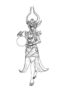 Desenho de Lol League Of Legends Desenho Colorir Imprimir 14