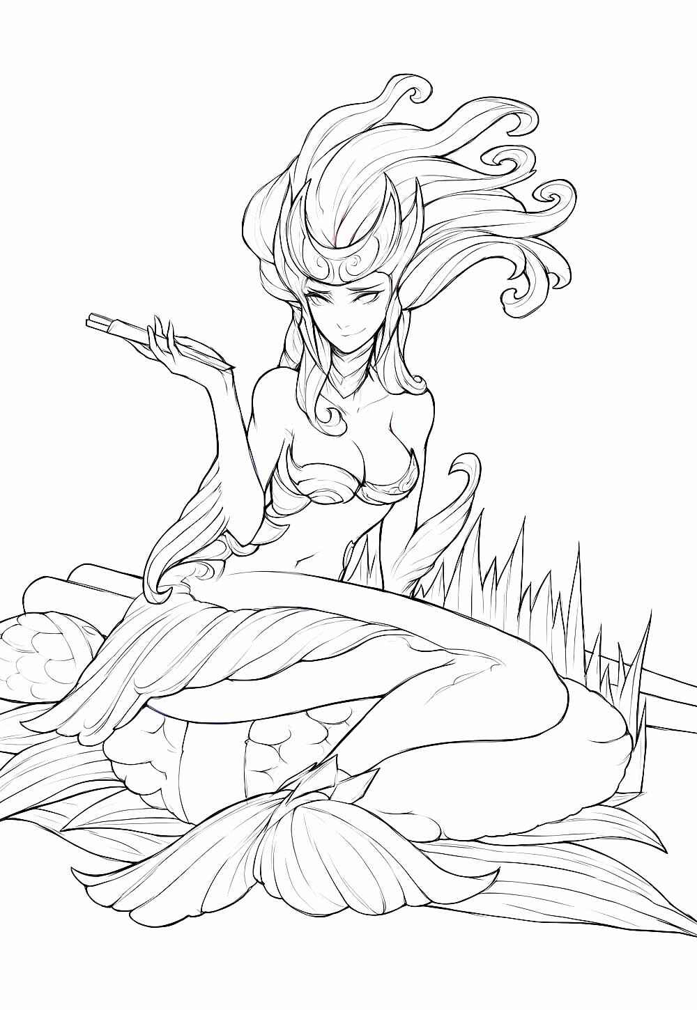 Desenho de Lol League Of Legends Desenho Colorir Imprimir 19