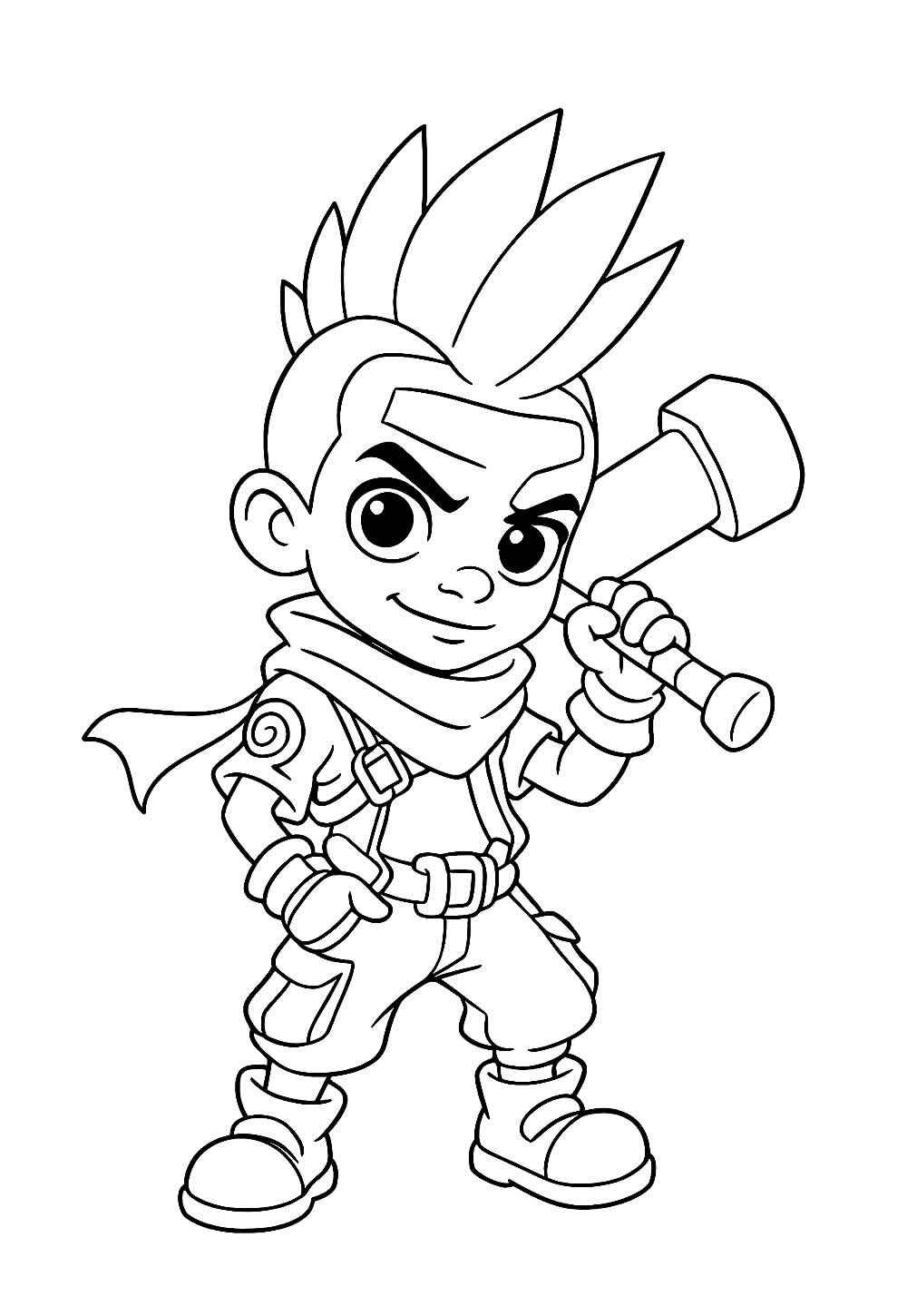 Desenho de Lol League Of Legends Desenho Colorir Imprimir 20