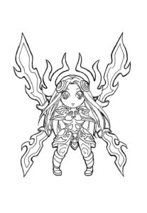 Desenho de Lol League Of Legends Desenho Colorir Imprimir 22