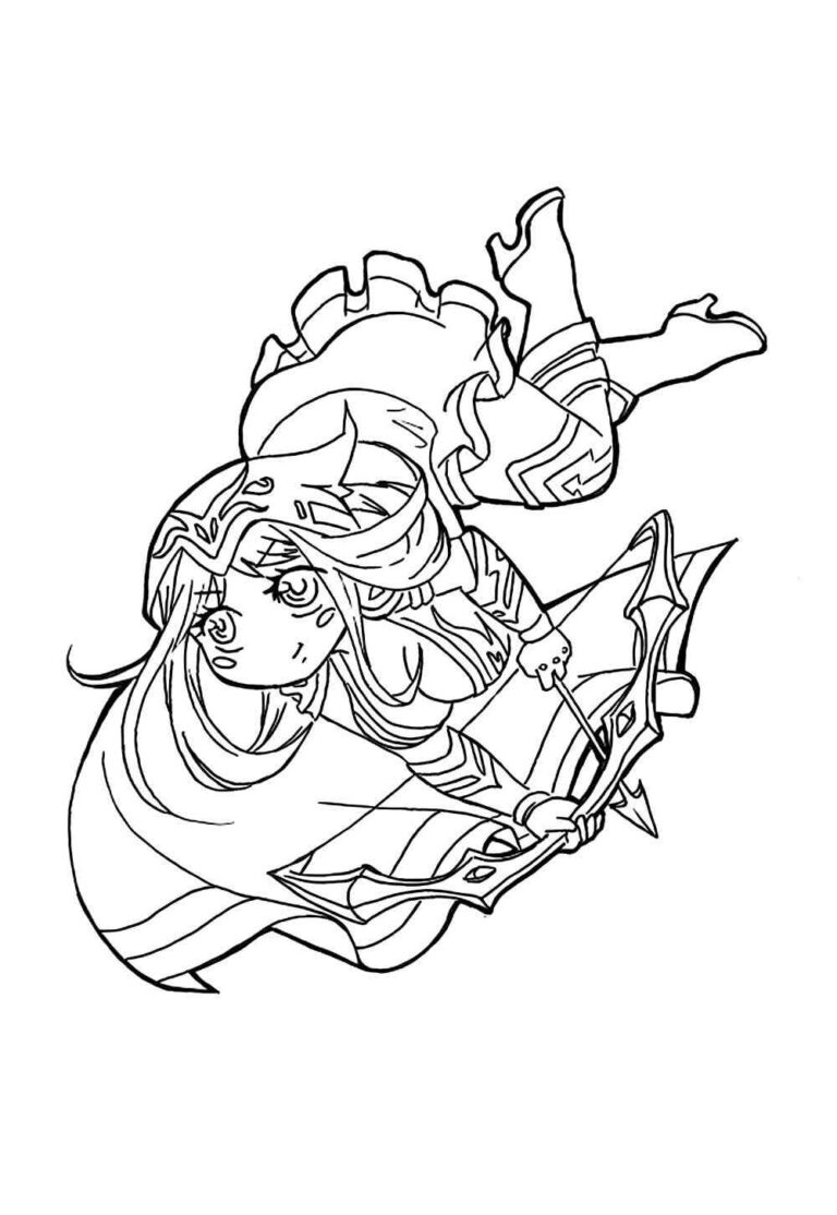 Desenhos do LoL (League of Legends) para Imprimir e Colorir