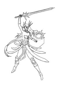 Desenho de Lol League Of Legends Desenho Colorir Imprimir 25
