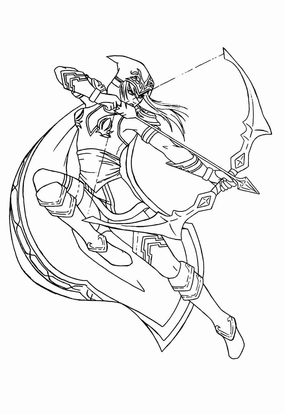 Desenho de Lol League Of Legends Desenho Colorir Imprimir 26