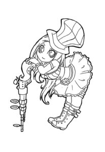 Desenho de Lol League Of Legends Desenho Colorir Imprimir 35