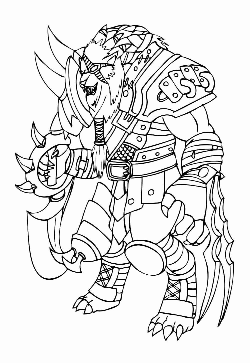 Desenho de Lol League Of Legends Desenho Colorir Imprimir 37