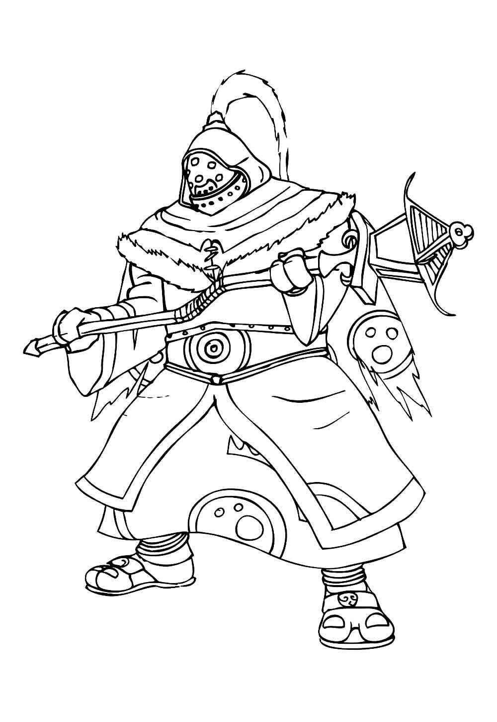 Desenho de Lol League Of Legends Desenho Colorir Imprimir 38