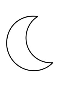 Desenho de Lua Desenho Colorir Imprimir 45