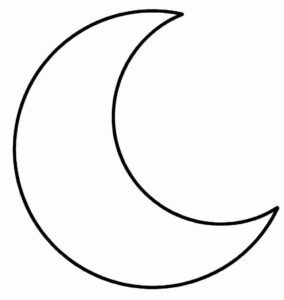 Desenho de Lua Desenho Colorir Imprimir 59