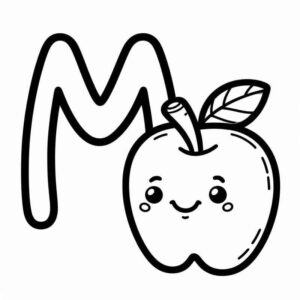 Desenho de Maca Desenho Colorir Imprimir 23