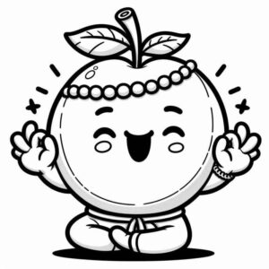 Desenho de Maca Desenho Colorir Imprimir 25