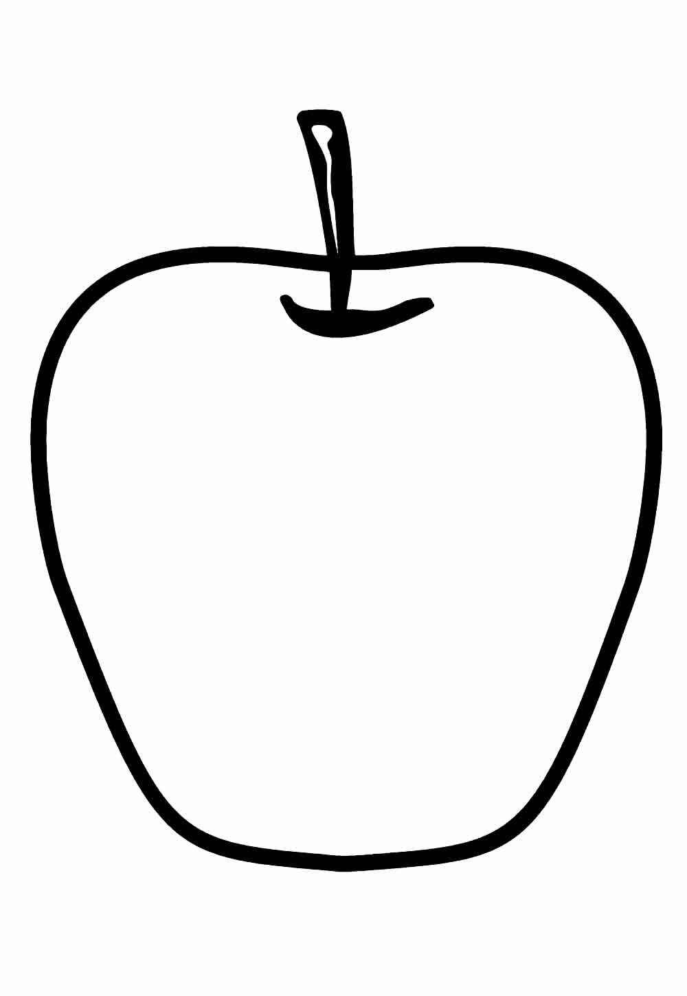 Desenho de Maca Desenho Colorir Imprimir 31