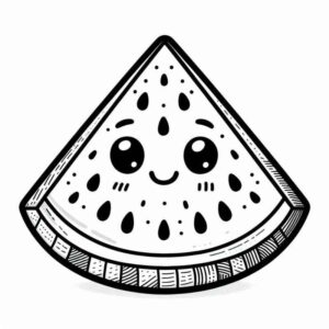 Desenho de Melancia Desenho Colorir Imprimir 13