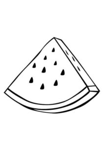 Desenho de Melancia Desenho Colorir Imprimir 17