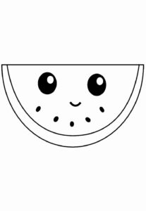 Desenho de Melancia Desenho Colorir Imprimir 20