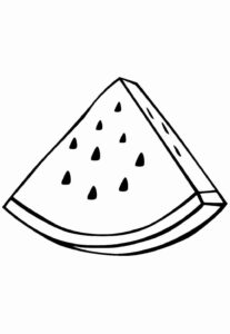 Desenho de Melancia Desenho Colorir Imprimir 27