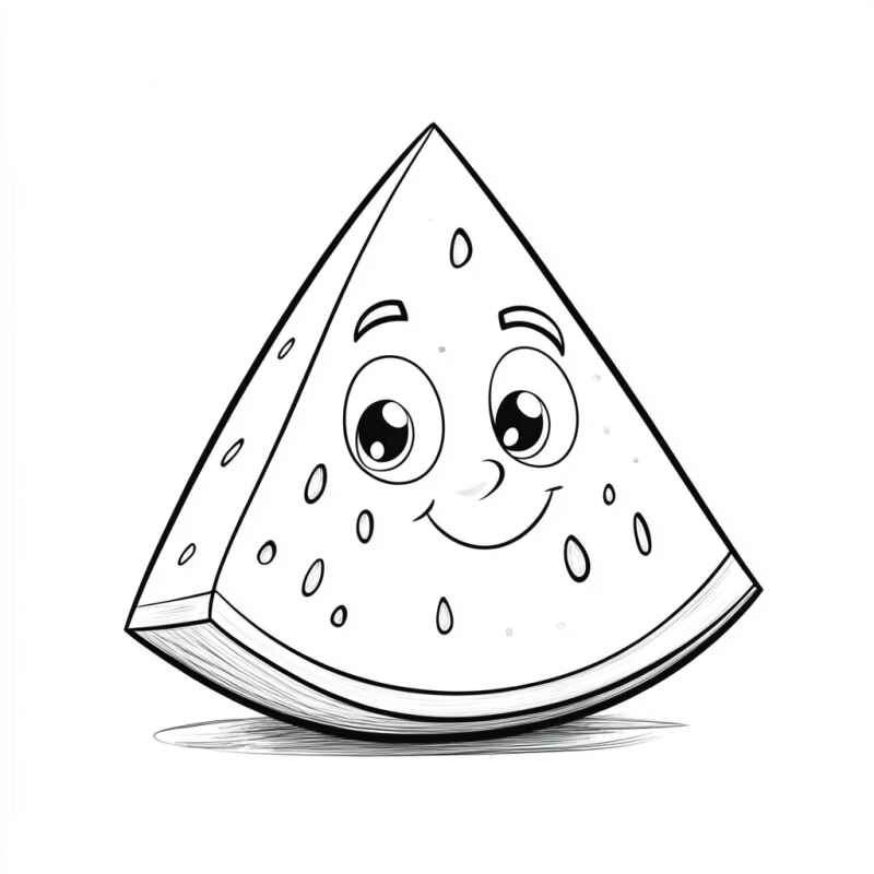 Desenho de Melancia Desenho Colorir Imprimir 33