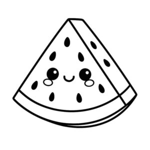 Desenho de Melancia Desenho Colorir Imprimir 34