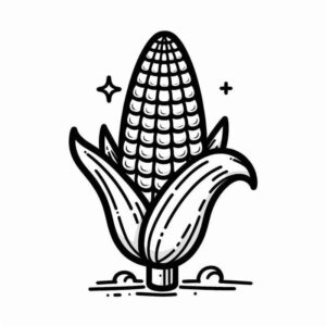 Desenho de Milho Desenho Colorir Imprimir 20