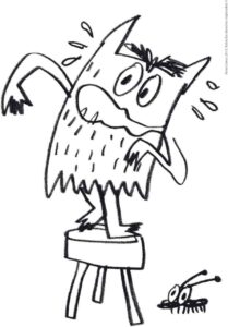 Desenho de Monstro Das Cores Desenho Colorir Imprimir 10