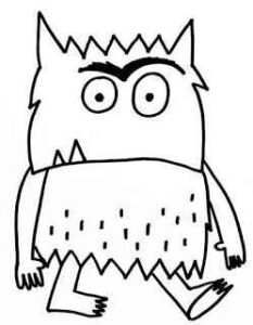 Desenho de Monstro Das Cores Desenho Colorir Imprimir 17