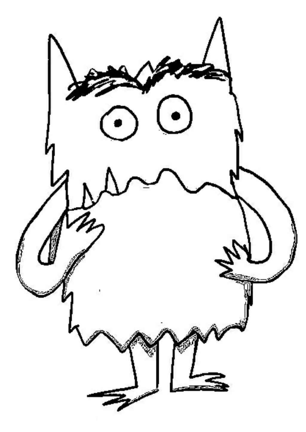 Desenho de Monstro Das Cores Desenho Colorir Imprimir 23
