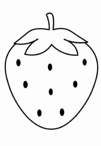 Desenho de Morango Desenho Colorir Imprimir 16