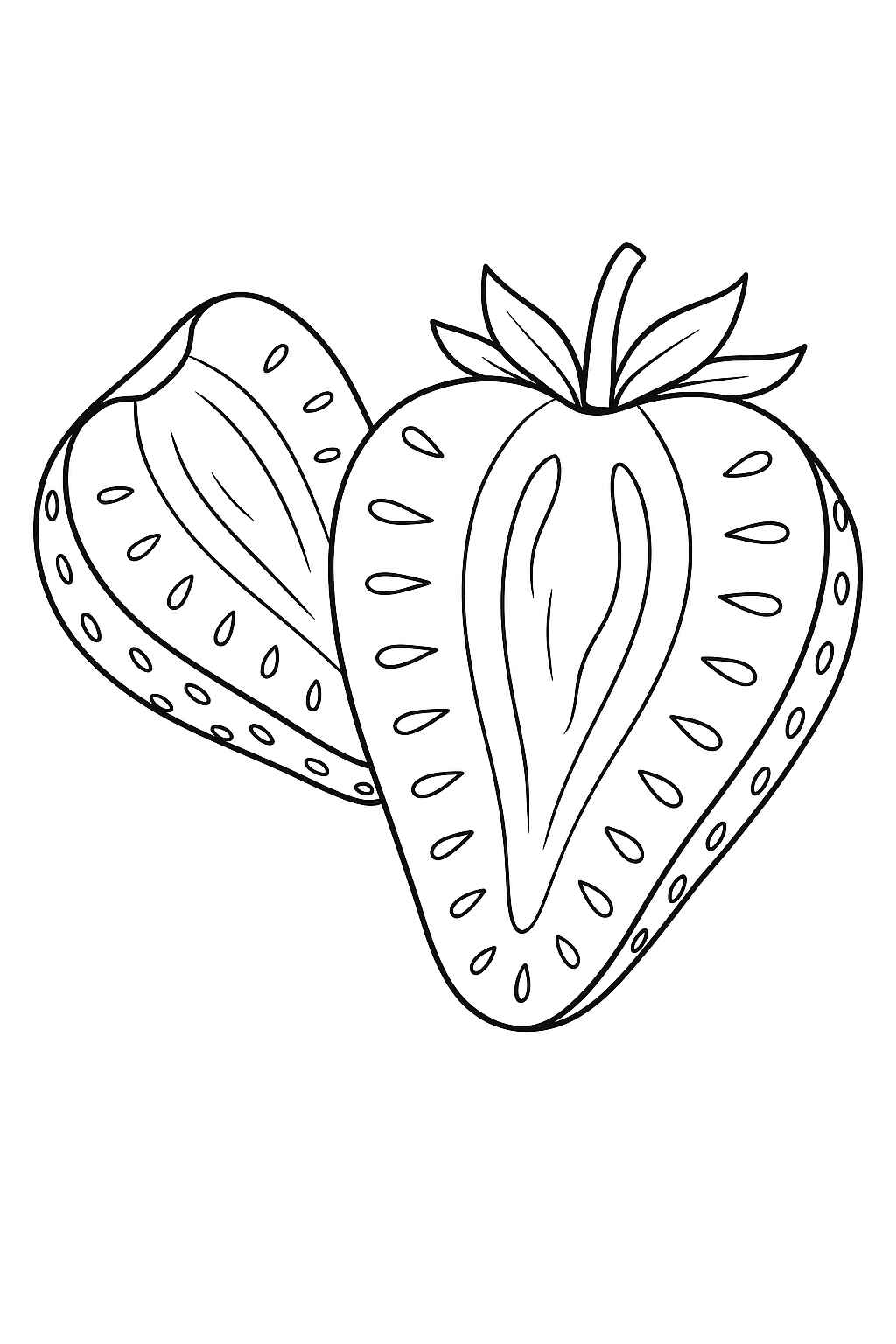 Desenho de Morango Desenho Colorir Imprimir 26