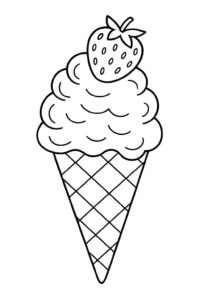 Desenho de Morango Desenho Colorir Imprimir 31