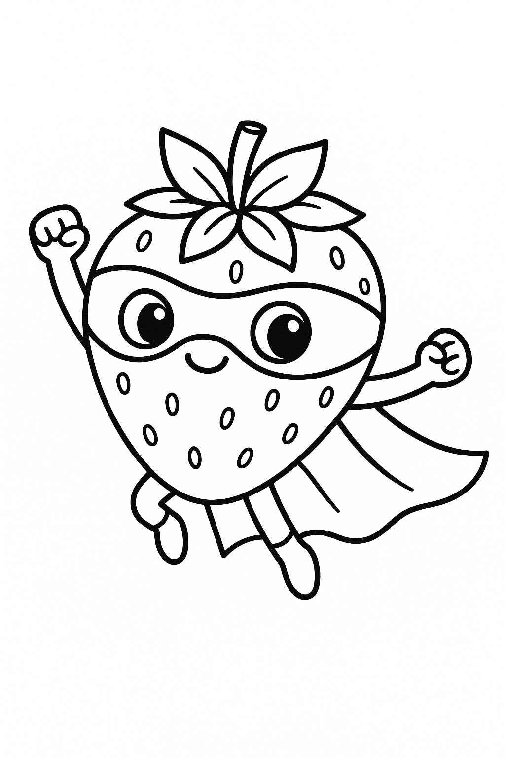 Desenho de Morango Desenho Colorir Imprimir 38