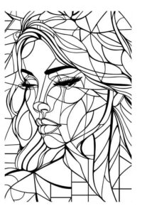 Desenho de Mosaico Desenho Colorir Imprimir 03