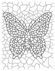 Desenho de Mosaico Desenho Colorir Imprimir 04