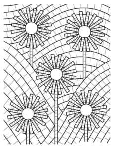 Desenho de Mosaico Desenho Colorir Imprimir 09
