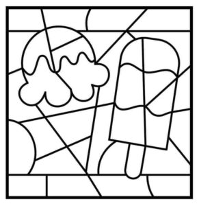 Desenho de Mosaico Desenho Colorir Imprimir 24