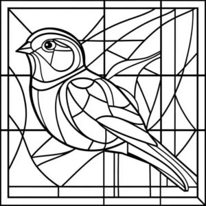 Desenho de Mosaico Desenho Colorir Imprimir 38