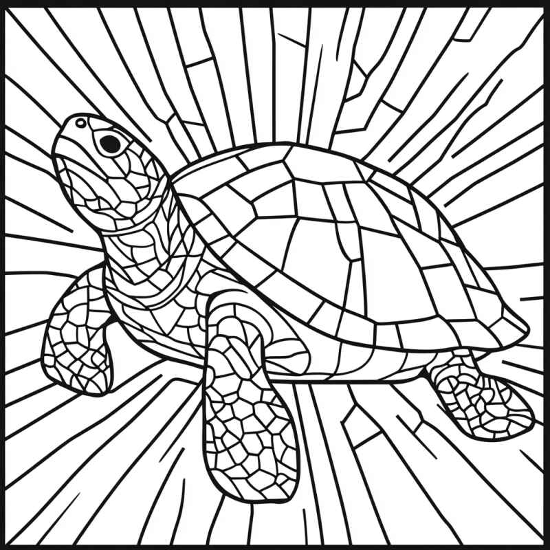 Desenho de Mosaico Desenho Colorir Imprimir 41