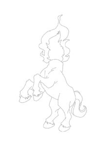 Desenho de Mula Sem Cabeca Desenho Colorir Imprimir 14