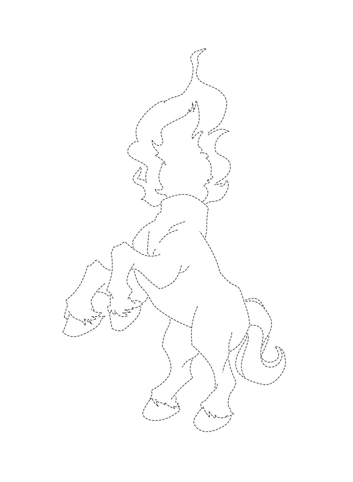 Desenho de Mula Sem Cabeca Desenho Colorir Imprimir 14