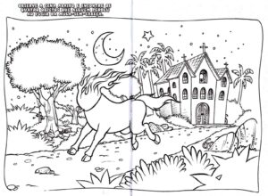 Desenho de Mula Sem Cabeca Desenho Colorir Imprimir 18