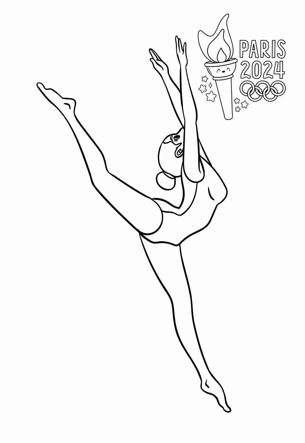 Desenho de Olimpiadas Desenho Colorir Imprimir 03