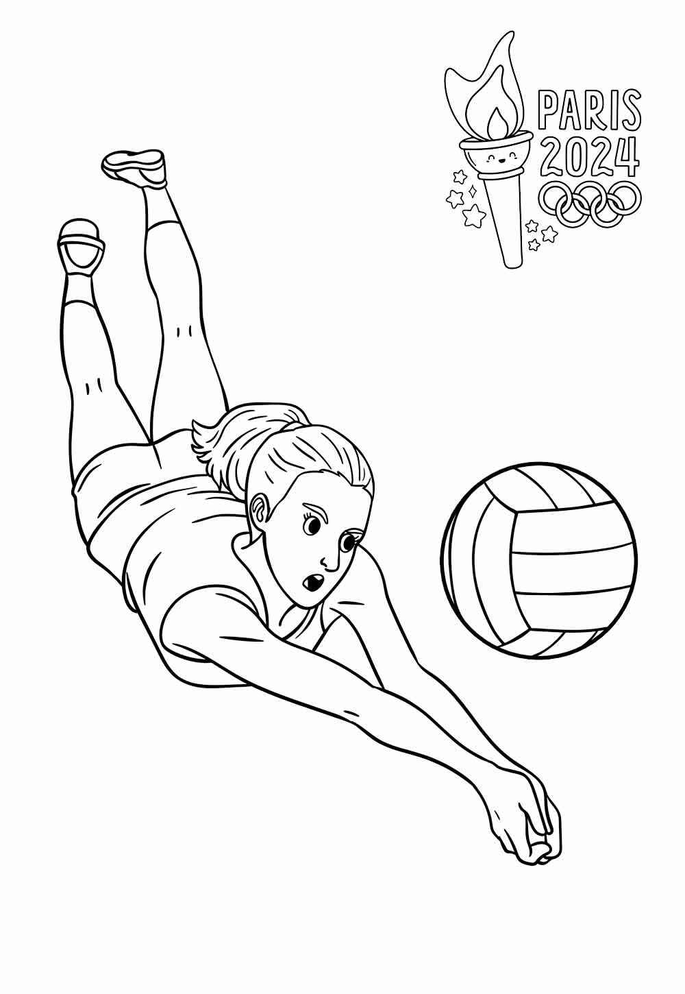 Desenho de Olimpiadas Desenho Colorir Imprimir 10