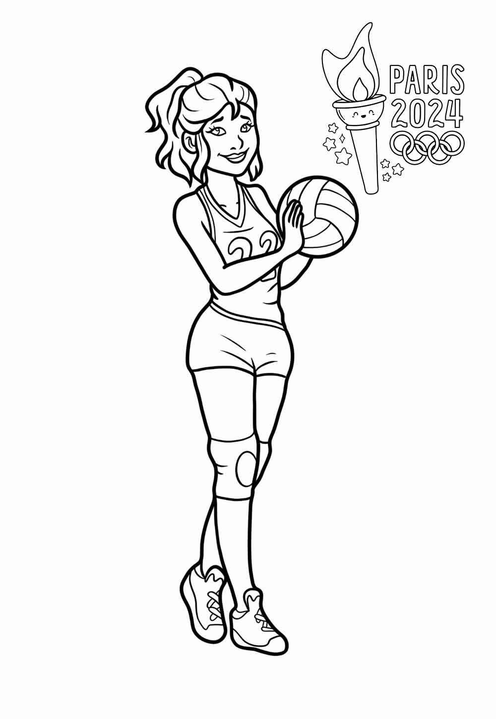 Desenho de Olimpiadas Desenho Colorir Imprimir 11