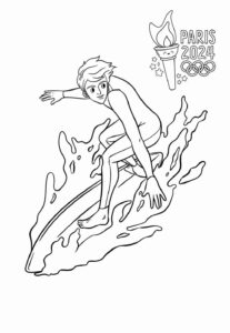 Desenho de Olimpiadas Desenho Colorir Imprimir 12