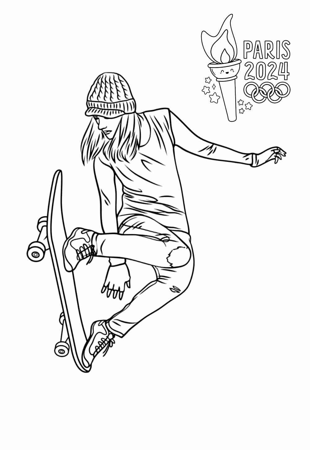 Desenho de Olimpiadas Desenho Colorir Imprimir 16