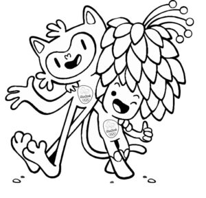 Desenho de Olimpiadas Desenho Colorir Imprimir 22