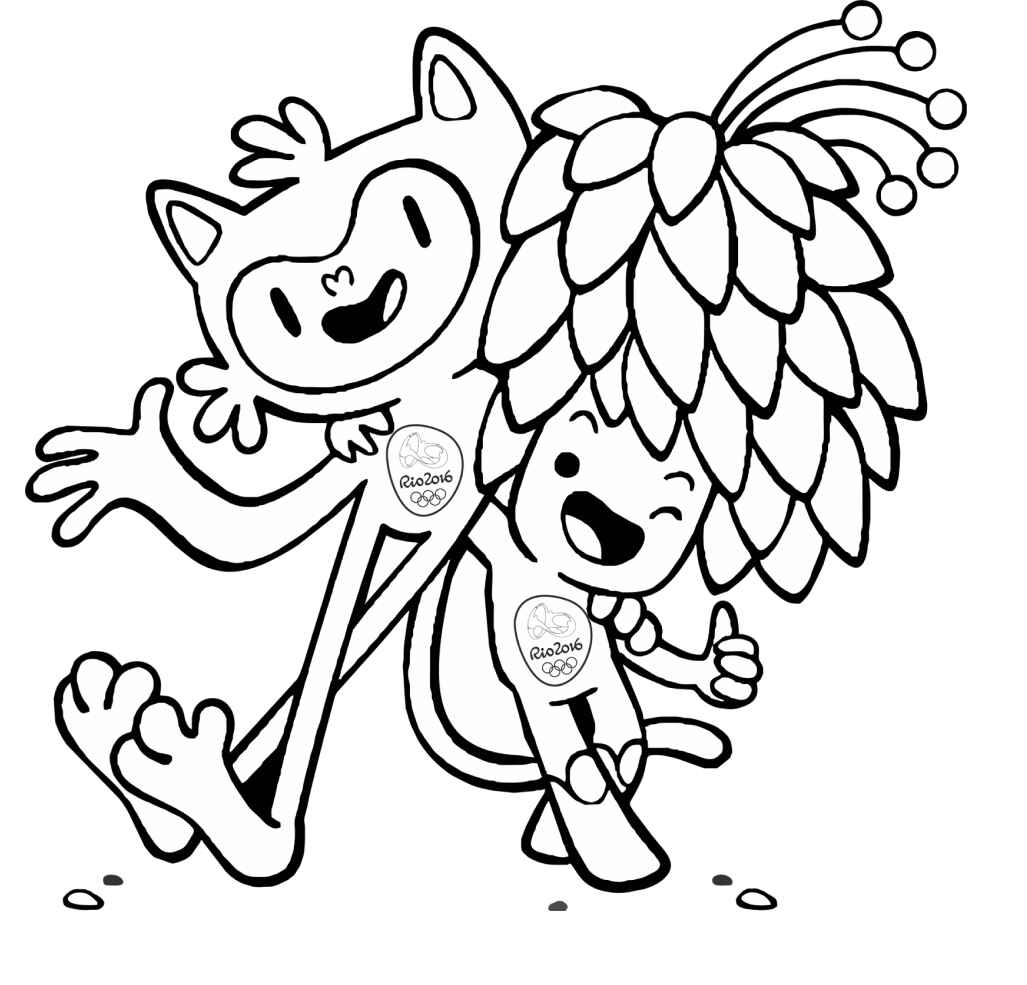 Desenho de Olimpiadas Desenho Colorir Imprimir 22