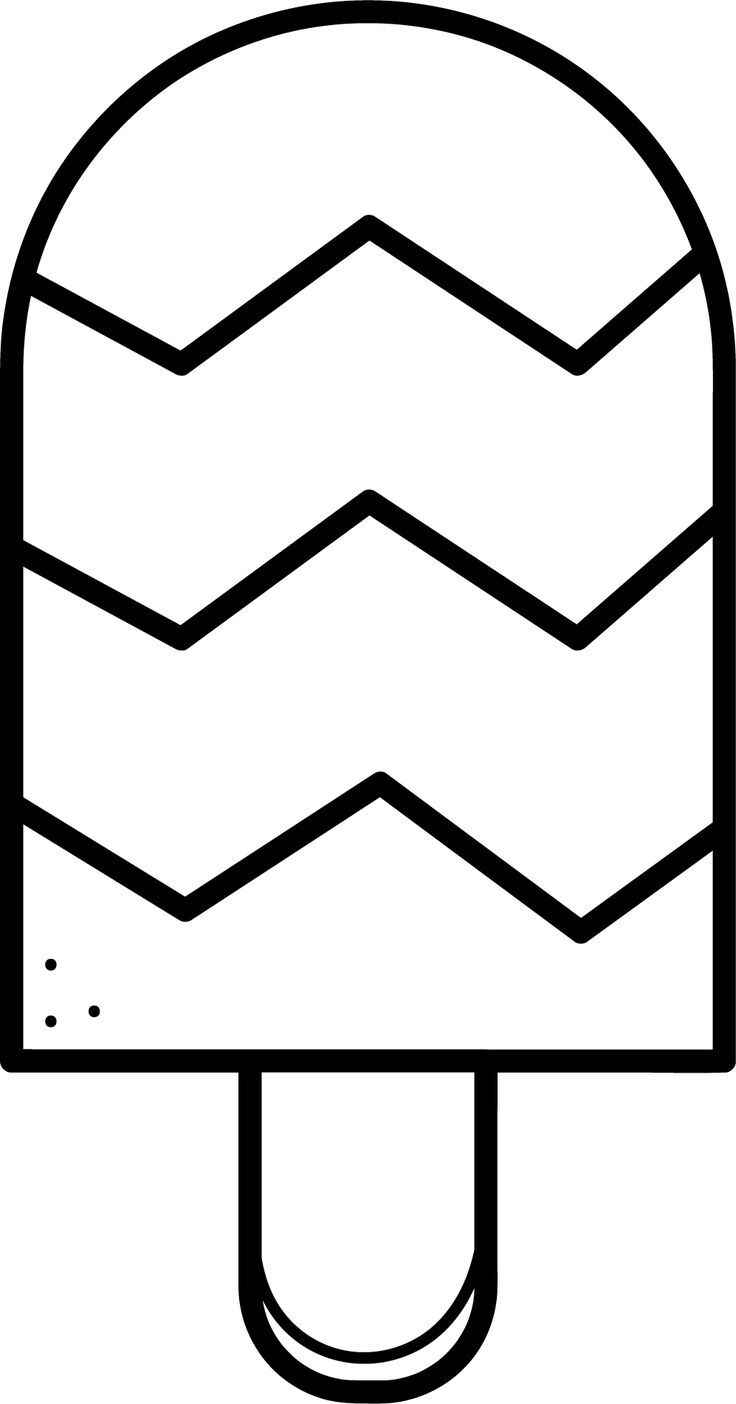 Desenho de Picole Desenho Colorir Imprimir 01